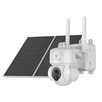 Solar HD Kamera Viking HDs03 4G/20000mAh/Nachtsicht/IP66/Anwendung/Benachrichtigung/weiß