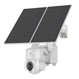 Solar HD Kamera Viking HDs03 4G/20000mAh/Nachtsicht/IP66/Anwendung/Benachrichtigung/weiß