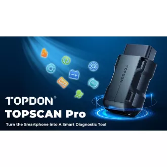 TOPDON Diagnosegerät TopScan Pro/OBD 2 Funktionen/13 Sonderfunktionen/Android/iOS/Applikationen