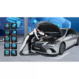 TOPDON Diagnosegerät TopScan Pro/OBD 2 Funktionen/13 Sonderfunktionen/Android/iOS/Applikationen