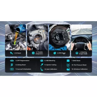 TOPDON Diagnosegerät TopScan Pro/OBD 2 Funktionen/13 Sonderfunktionen/Android/iOS/Applikationen