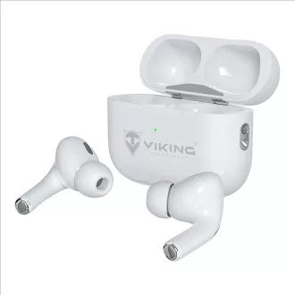 Kabellose Bluetooth-Kopfhörer Viking AIR PLUS/ANC/BT/Drahtlos/Weiß