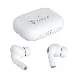 Kabellose Bluetooth-Kopfhörer Viking AIR PLUS/ANC/BT/Drahtlos/Weiß