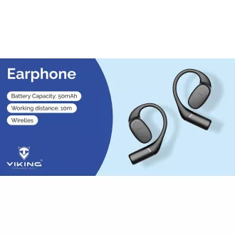 Kabellose Bluetooth-Kopfhörer Viking V49/BT/Drahtlos/Schwarz Kabellose Bluetooth-Kopfhörer Viking V49/BT/Drahtlos/Schwarz