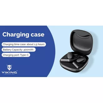 Kabellose Bluetooth-Kopfhörer Viking V49/BT/Drahtlos/Schwarz Kabellose Bluetooth-Kopfhörer Viking V49/BT/Drahtlos/Schwarz