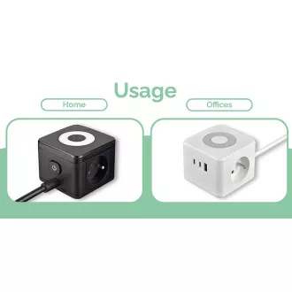 Netzadapter VIKING YC23L, weiß/Ausgang:2xAC,1xUSB-A,2xUSB-C/Tastleuchte/1,4m Kabel Netzadapter VIKING YC23L, weiß/Ausgang:2xAC,1xUSB-A,2xUSB-C/Tastleuchte/1,4m Kabel