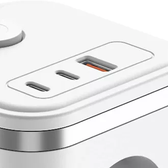 Netzadapter VIKING Y33, weiß/Ausgang:3xAC,1xUSB-A,2xUSB-C/Ein/Aus-Taste Netzadapter VIKING Y33, weiß/Ausgang:3xAC,1xUSB-A,2xUSB-C/Ein/Aus-Taste