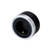 Steckdosenmodul Viking A40SB, silber-schwarz/Ausgänge - 1xAC/Leistung bis 2500W/230V,16A,50Hz/Steckdosentyp