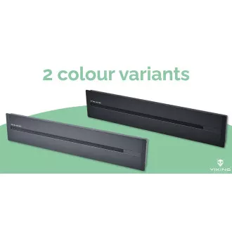 Steckdosenleiste - Unterputz Viking LZ40G/230V,50Hz/40cm Länge/grau/bis zu 5 Module/IP20/Aluminium/unterputz