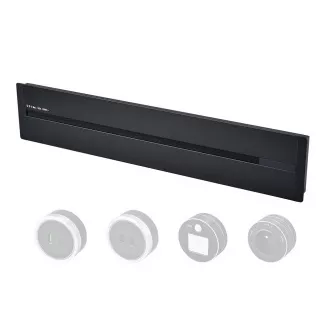 Steckdosenleiste - Unterputz Viking LZ60B/230V,50Hz/60cm Länge/schwarz/bis zu 7 Module/IP20/Aluminium/unterputz