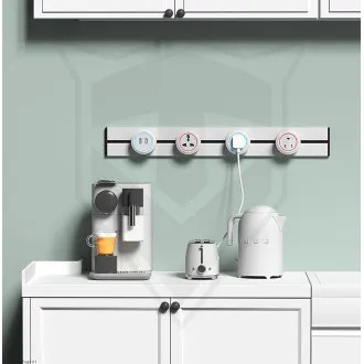 Steckdosenleiste - Unterputz Viking LZ60B/230V,50Hz/60cm Länge/schwarz/bis zu 7 Module/IP20/Aluminium/unterputz Steckdosenleiste - Unterputz Viking LZ60B/230V,50Hz/60cm Länge/schwarz/bis zu 7 Module/IP20/Aluminium/unterputz