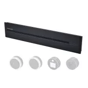 Steckdosenleiste - Unterputz Viking LZ40B/230V,50Hz/40cm Länge/schwarz/bis zu 5 Module/IP20/Aluminium/unterputz