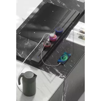 Steckdosenleiste - Unterputz Viking LZ40B/230V,50Hz/40cm Länge/schwarz/bis zu 5 Module/IP20/Aluminium/unterputz Steckdosenleiste - Unterputz Viking LZ40B/230V,50Hz/40cm Länge/schwarz/bis zu 5 Module/IP20/Aluminium/unterputz