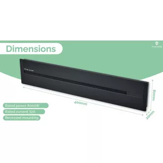 Steckdosenleiste - Unterputz Viking LZ40B/230V,50Hz/40cm Länge/schwarz/bis zu 5 Module/IP20/Aluminium/unterputz Steckdosenleiste - Unterputz Viking LZ40B/230V,50Hz/40cm Länge/schwarz/bis zu 5 Module/IP20/Aluminium/unterputz