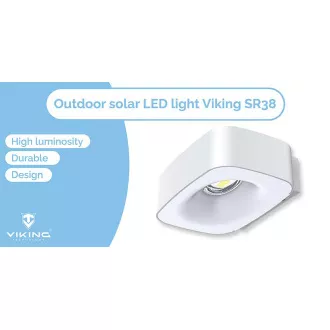 Solar-LED-Außenleuchte Viking SR38/700 lm/4 Modi/IP65/Tageslichtweiß Solar-LED-Außenleuchte Viking SR38/700 lm/4 Modi/IP65/Tageslichtweiß