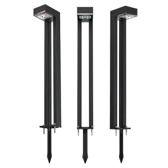 Solar-LED-Außenleuchte Viking SR07 - 2 Stück/1000 lm/IP54/2 Modi/Warmweiß