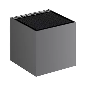 Solar-LED-Außenleuchte Viking SR32/700 lm/IP54/4 Modi/Tageslichtweiß