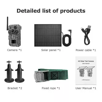 Solarkamera Viking HDs05 4G/2304x1296/PIR-Erkennung/Bewegungssensor/7800mAh Solarkamera Viking HDs05 4G/2304x1296/PIR-Erkennung/Bewegungssensor/7800mAh