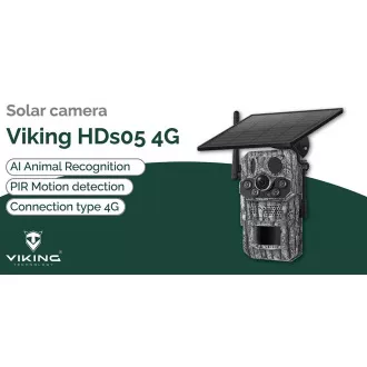 Solarkamera Viking HDs05 4G/2304x1296/PIR-Erkennung/Bewegungssensor/7800mAh Solarkamera Viking HDs05 4G/2304x1296/PIR-Erkennung/Bewegungssensor/7800mAh