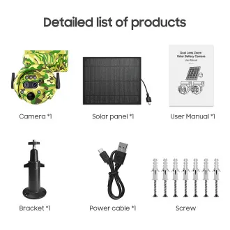 Solarkamera Viking HDs04 4G grau/2304x1296/PIR-Erkennung/Bewegungssensor/7800mAh Solarkamera Viking HDs04 4G grau/2304x1296/PIR-Erkennung/Bewegungssensor/7800mAh