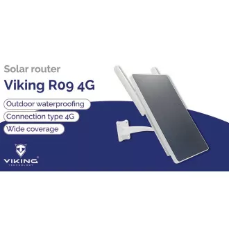 Viking R09 4G/Solarbetriebener/WiFi-Solarrouter für bis zu 8 Geräte/Download - 15Mbps Viking R09 4G/Solarbetriebener/WiFi-Solarrouter für bis zu 8 Geräte/Download - 15Mbps
