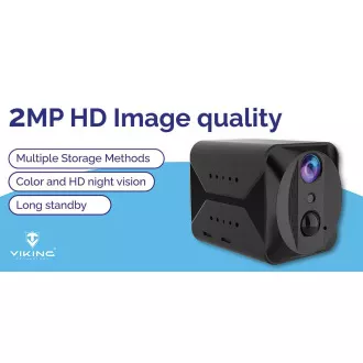Mini-Kamera Viking S309 Wifi/1080P/Nachtsicht/Bewegungssensor/2500mAh/Mobil-App Mini-Kamera Viking S309 Wifi/1080P/Nachtsicht/Bewegungssensor/2500mAh/Mobil-App