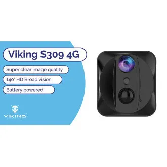 Viking S309 4G/1080P Mini-Kamera/Nachtsichtgerät/Bewegungssensor/2500mAh/Mobil-App