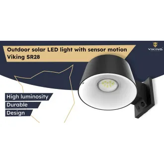 Solar-LED-Außenleuchte Viking SR28/1000lm / solarbetrieben / 4000K (tageslichtweiß)/ 4 Modi Solar-LED-Außenleuchte Viking SR28/1000lm / solarbetrieben / 4000K (tageslichtweiß)/ 4 Modi