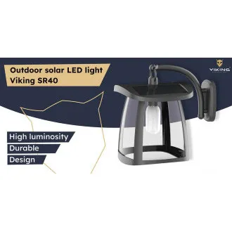 Solar-LED-Außenleuchte Viking SR10W/350lm /solarbetrieben / 4000K (tageslichtweiß)/ 4 Modi Solar-LED-Außenleuchte Viking SR10W/350lm /solarbetrieben / 4000K (tageslichtweiß)/ 4 Modi