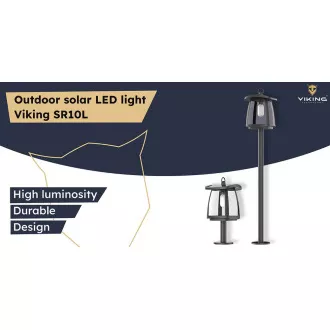 Solar-LED-Außenleuchte Viking SR10L/350lm /solarbetrieben / 4000K (tageslichtweiß)/ 4 Modi Solar-LED-Außenleuchte Viking SR10L/350lm /solarbetrieben / 4000K (tageslichtweiß)/ 4 Modi