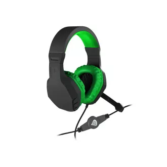 Gaming-Stereo-Headset Genesis Argon 200, schwarz-grün