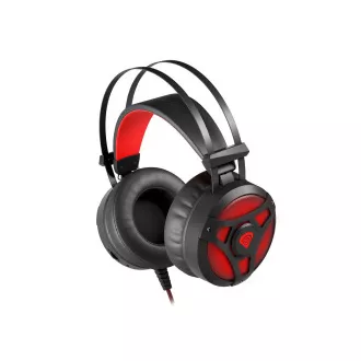 Gaming-Headset mit Mikrofon Genesis Neon 360, Stereo, Vibration, rote Hintergrundbeleuchtung Gaming-Headset mit Mikrofon Genesis Neon 360, Stereo, Vibration, rote Hintergrundbeleuchtung