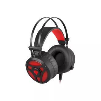 Gaming-Headset mit Mikrofon Genesis Neon 360, Stereo, Vibration, rote Hintergrundbeleuchtung Gaming-Headset mit Mikrofon Genesis Neon 360, Stereo, Vibration, rote Hintergrundbeleuchtung
