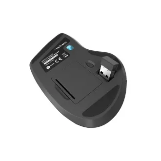 Natec optische Maus JAGUAR/2400 DPI/Ergonomisch/Blaue Spur/Rechtshänder/Kabellos USB/Schwarz Natec optische Maus JAGUAR/2400 DPI/Ergonomisch/Blaue Spur/Rechtshänder/Kabellos USB/Schwarz
