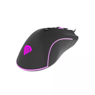 Genesis Gaming-Maus KRYPTON 770/RGB/Herring/Optisch/Rechtshänder/6.000 DPI/Kabellos USB/Schwarz Genesis Gaming-Maus KRYPTON 770/RGB/Herring/Optisch/Rechtshänder/6.000 DPI/Kabellos USB/Schwarz