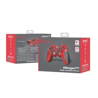 Kabelgebundenes Gamepad Genesis Mangan 200, für PC, Vibration
