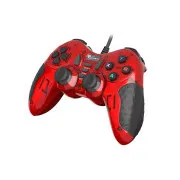 Genesis MANGAN 200 kabelgebundenes Gamepad, für PC, mit Vibration, rot