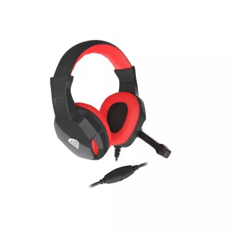 Gaming-Stereo-Headset Genesis Argon 110, schwarz-rot, 2x Klinke Gaming-Stereo-Headset Genesis Argon 110, schwarz-rot, 2x Klinke