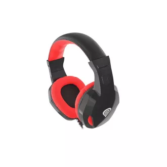 Gaming-Stereo-Headset Genesis Argon 110, schwarz-rot, 2x Klinke Gaming-Stereo-Headset Genesis Argon 110, schwarz-rot, 2x Klinke