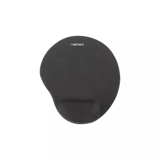 Ergonomisches Gel-Mauspad Natec Murmeltier, schwarz, 245x225 mm Ergonomisches Gel-Mauspad Natec Murmeltier, schwarz, 245x225 mm