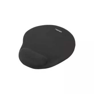 Ergonomisches Gel-Mauspad Natec Murmeltier, schwarz, 245x225 mm Ergonomisches Gel-Mauspad Natec Murmeltier, schwarz, 245x225 mm