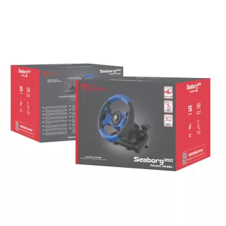 Genesis Seaborg 350 Gaming Rad, Multiplattform für PC, PS4, PS3, Xbox One, Switch, 180°
