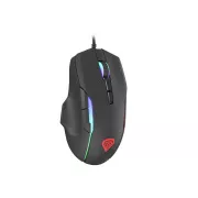 Genesis Gaming Optische Maus XENON 220 G2/RGB/Herring/Optisch/Rechtshänder/12 400 DPI/Wireless USB/Schwarz