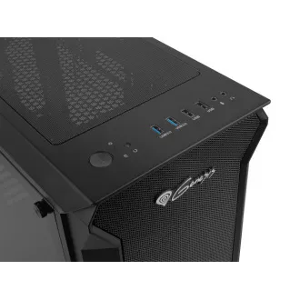 Genesis IRID 505 V2/Midi Tower/Transpar/Schwarzes Computergehäuse Genesis IRID 505 V2/Midi Tower/Transpar/Schwarzes Computergehäuse