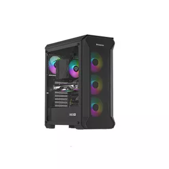 Genesis IRID 505 ARGB V2/Midi Tower/Transpar/Schwarz Computergehäuse Genesis IRID 505 ARGB V2/Midi Tower/Transpar/Schwarz Computergehäuse