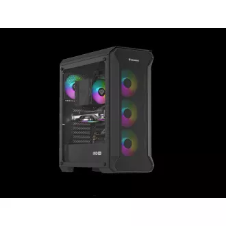 Genesis IRID 505 ARGB V2/Midi Tower/Transpar/Schwarz Computergehäuse Genesis IRID 505 ARGB V2/Midi Tower/Transpar/Schwarz Computergehäuse