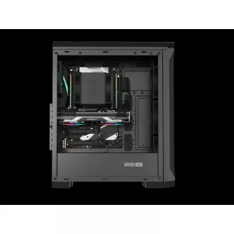 Genesis IRID 505 ARGB V2/Midi Tower/Transpar/Schwarz Computergehäuse Genesis IRID 505 ARGB V2/Midi Tower/Transpar/Schwarz Computergehäuse