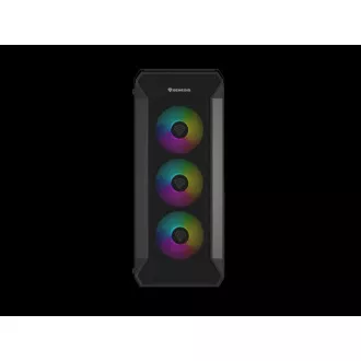 Genesis IRID 505 ARGB V2/Midi Tower/Transpar/Schwarz Computergehäuse Genesis IRID 505 ARGB V2/Midi Tower/Transpar/Schwarz Computergehäuse
