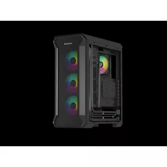 Genesis IRID 505 ARGB V2/Midi Tower/Transpar/Schwarz Computergehäuse Genesis IRID 505 ARGB V2/Midi Tower/Transpar/Schwarz Computergehäuse