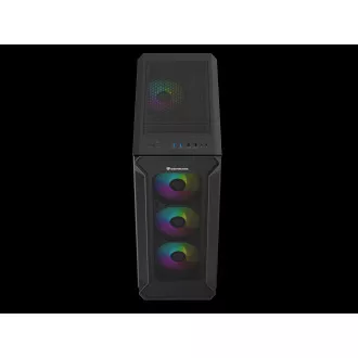 Genesis IRID 505 ARGB V2/Midi Tower/Transpar/Schwarz Computergehäuse Genesis IRID 505 ARGB V2/Midi Tower/Transpar/Schwarz Computergehäuse